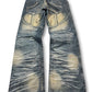 2000's Japanese Style Straight/Baggy Jeans *rare 32x30 (M)