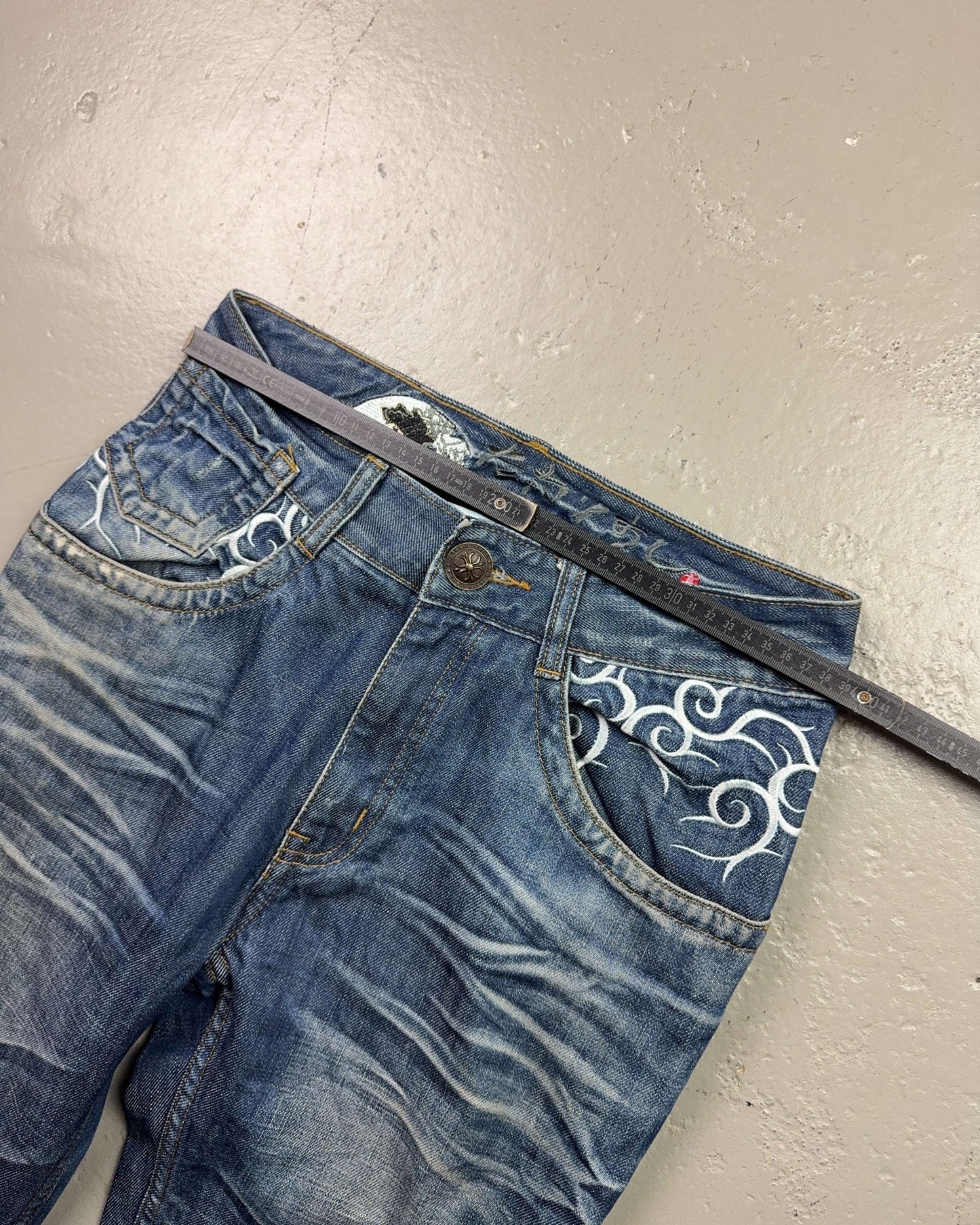 2000's Rock & Republic Japanese Archive Straight/Baggy Jeans *very rare 29x32 (S)