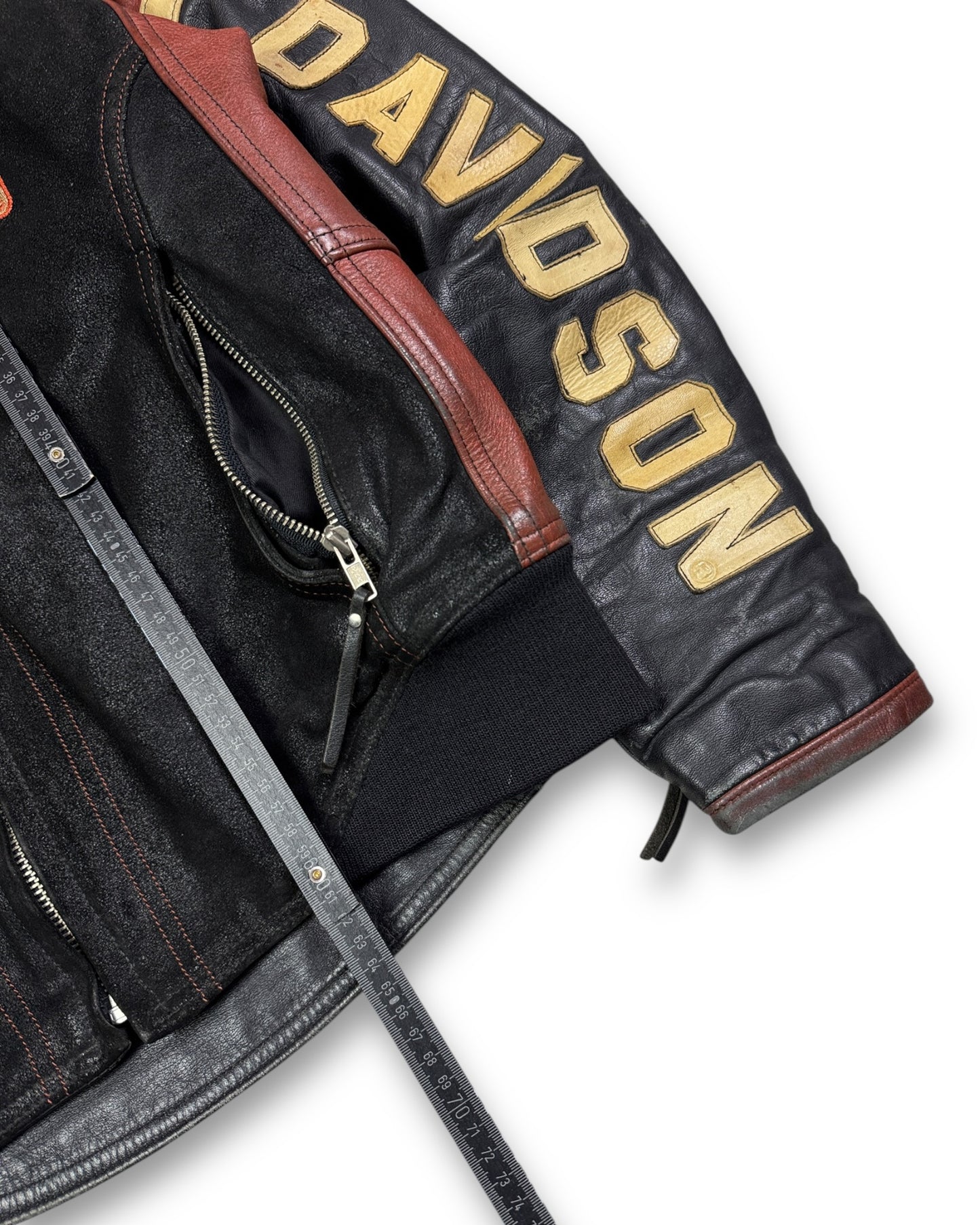 1990's Harley-Davidson Speedway Leather Bomber Jacket *extremely rare (M)