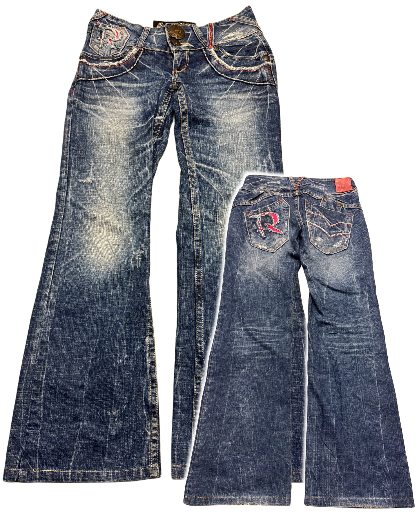 2000’s Red Pepper Japanese Flared/Low Waist Jeans Women’s *extrem selten (S)