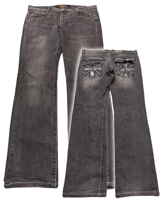 2000‘s Cloud72 Straight Jeans *rare 34x30