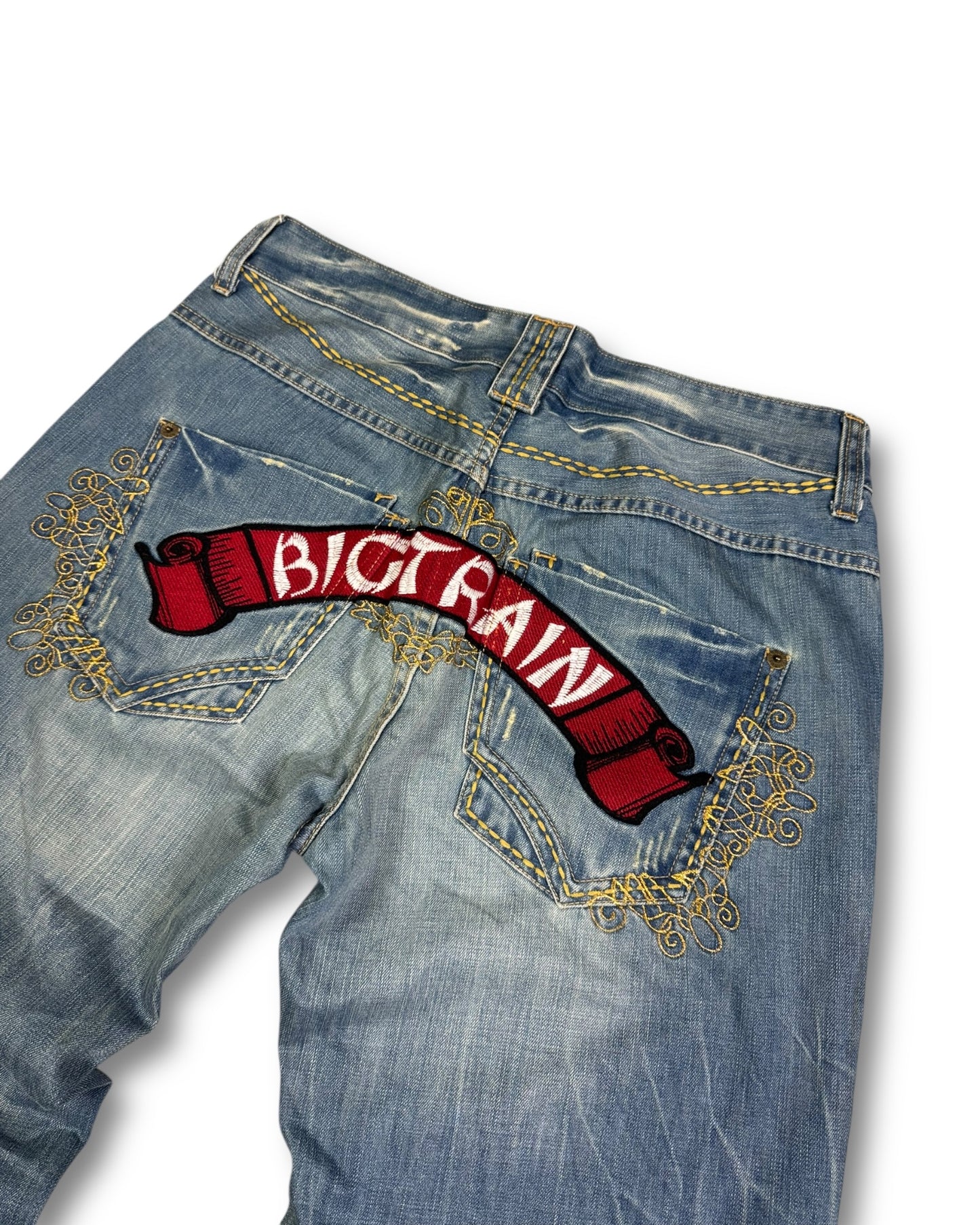 2000's Big Train Baggy Japanese Archive Jeans *very rare 36x34 (XL)