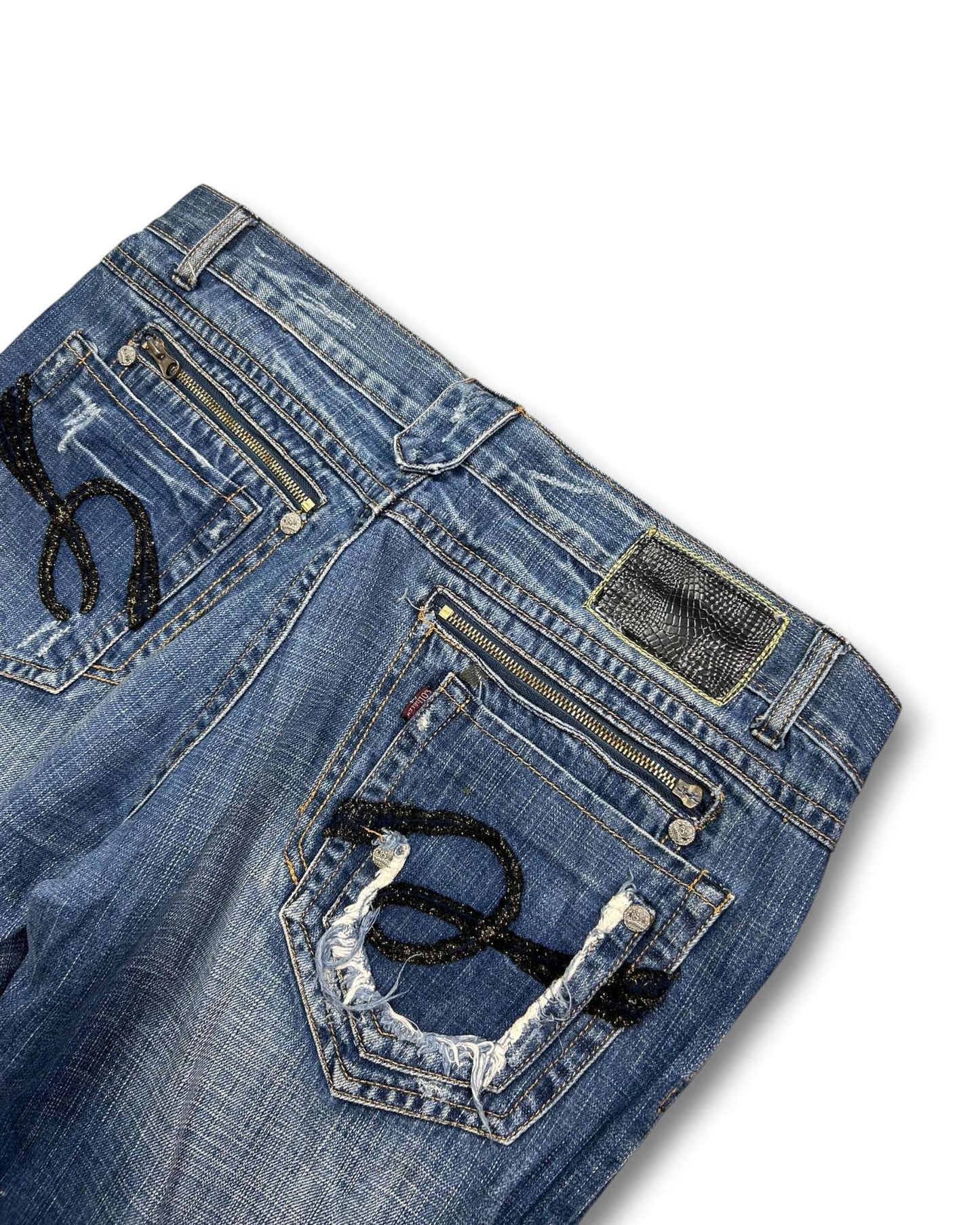 2000's Solberry Baggy Japanese Archive Jeans *very rare 36x32 (XL)