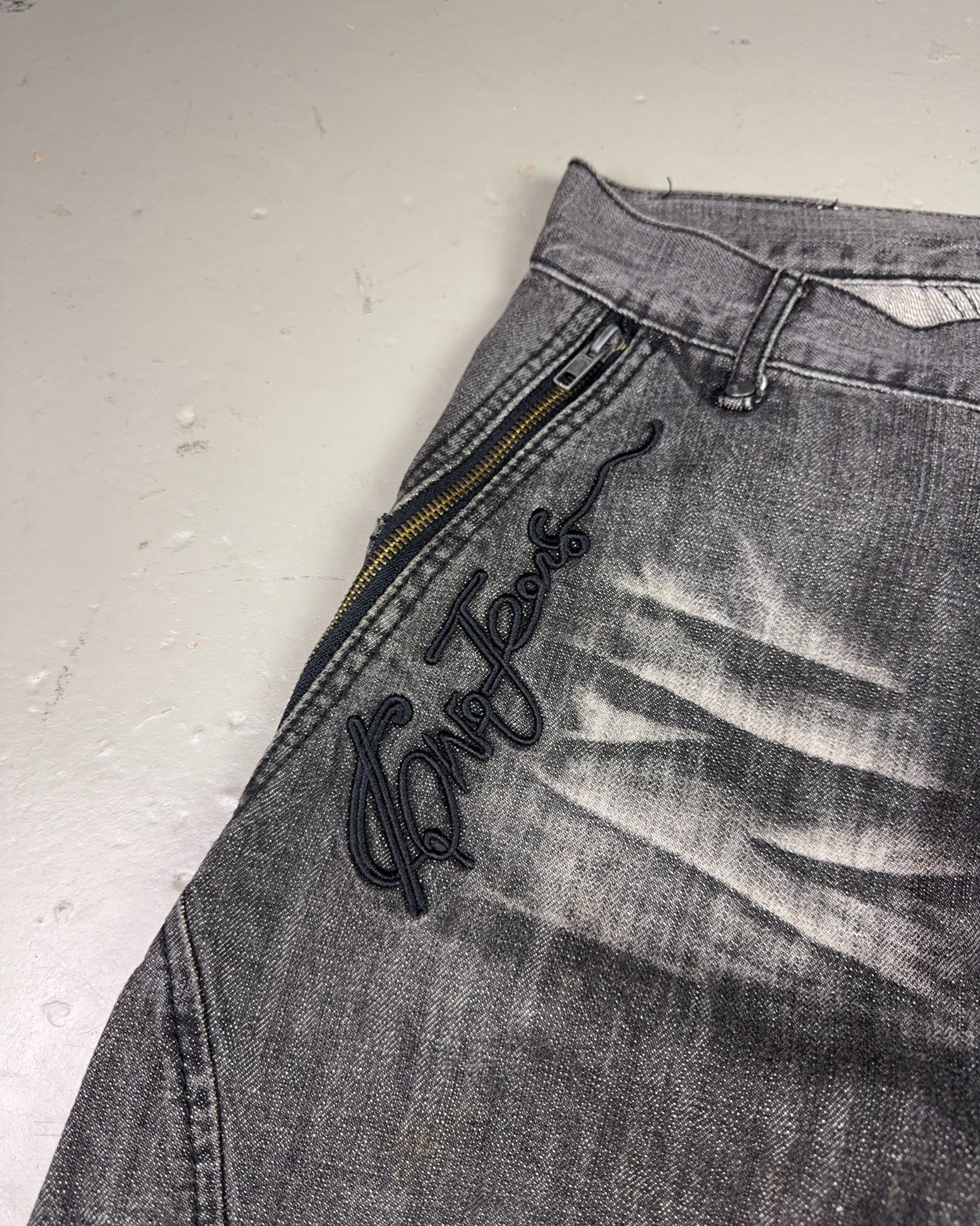 2000's Cqw Jeansmith Japanese Archive Straight/Baggy Jeans *very rare 32x32 (M)