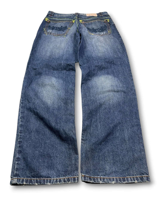 2000's Xsight Straight/Baggy Jeans *rare 32x34 (M)