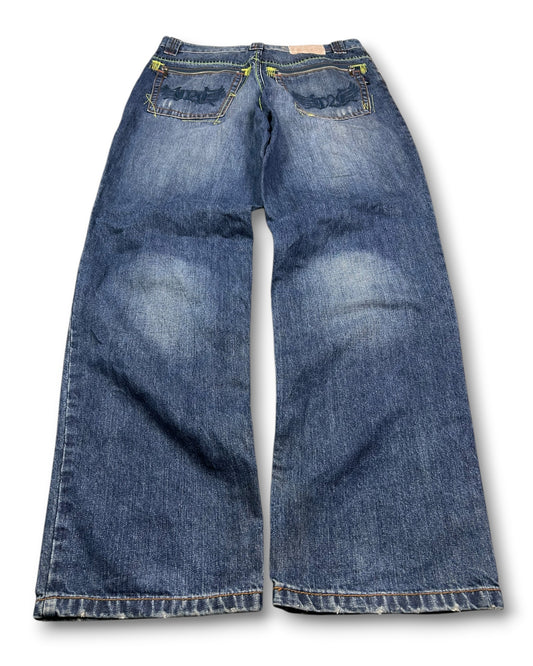 2000's Xsight Straight/Baggy Jeans *rare 32x34 (M)