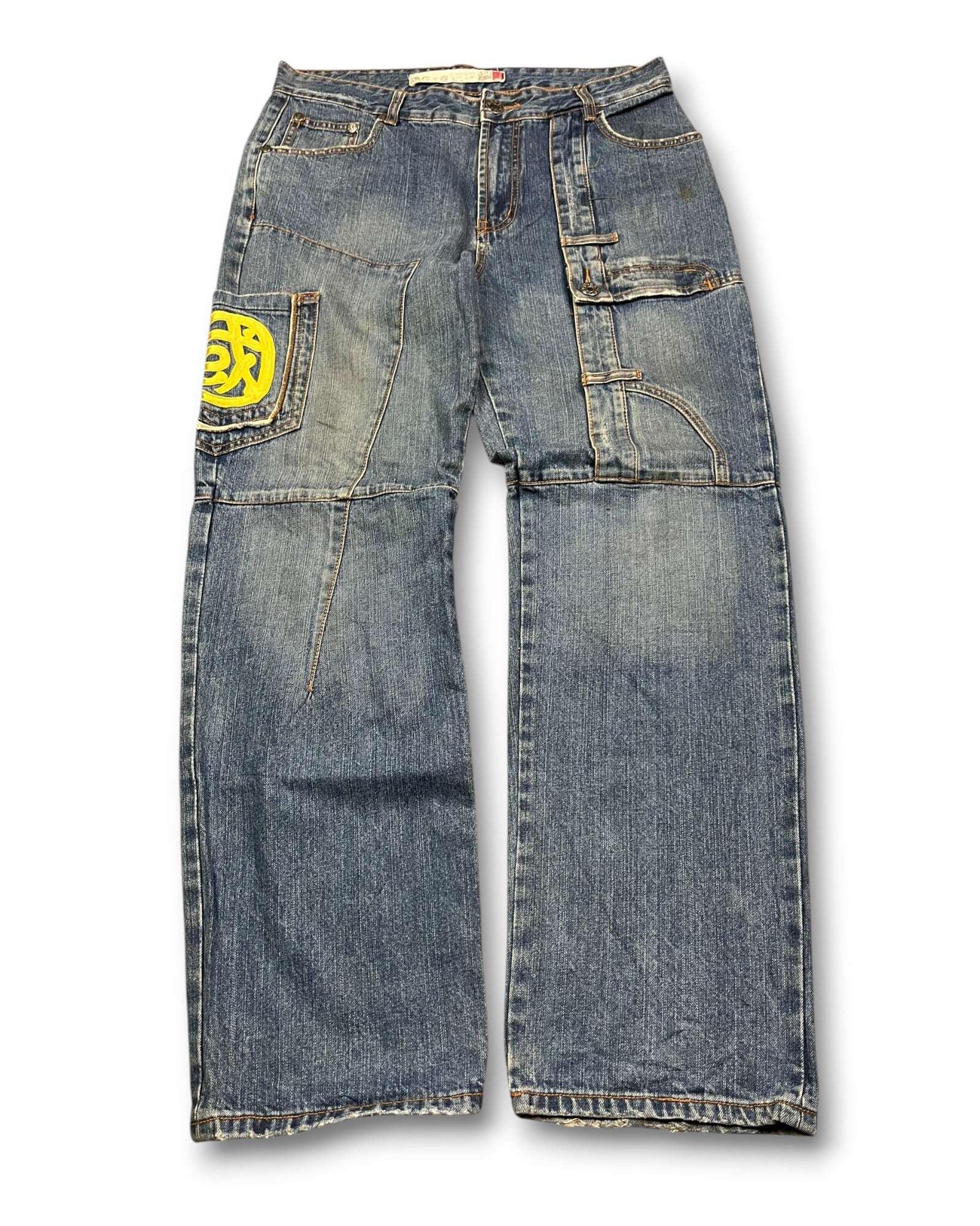 2000's Japanese Baggy Jeans *rare 36x32 (XL)