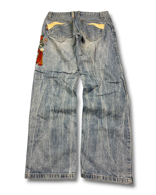 2000's Geisha Japanese Straight Jeans *rare 28x26 (XS)