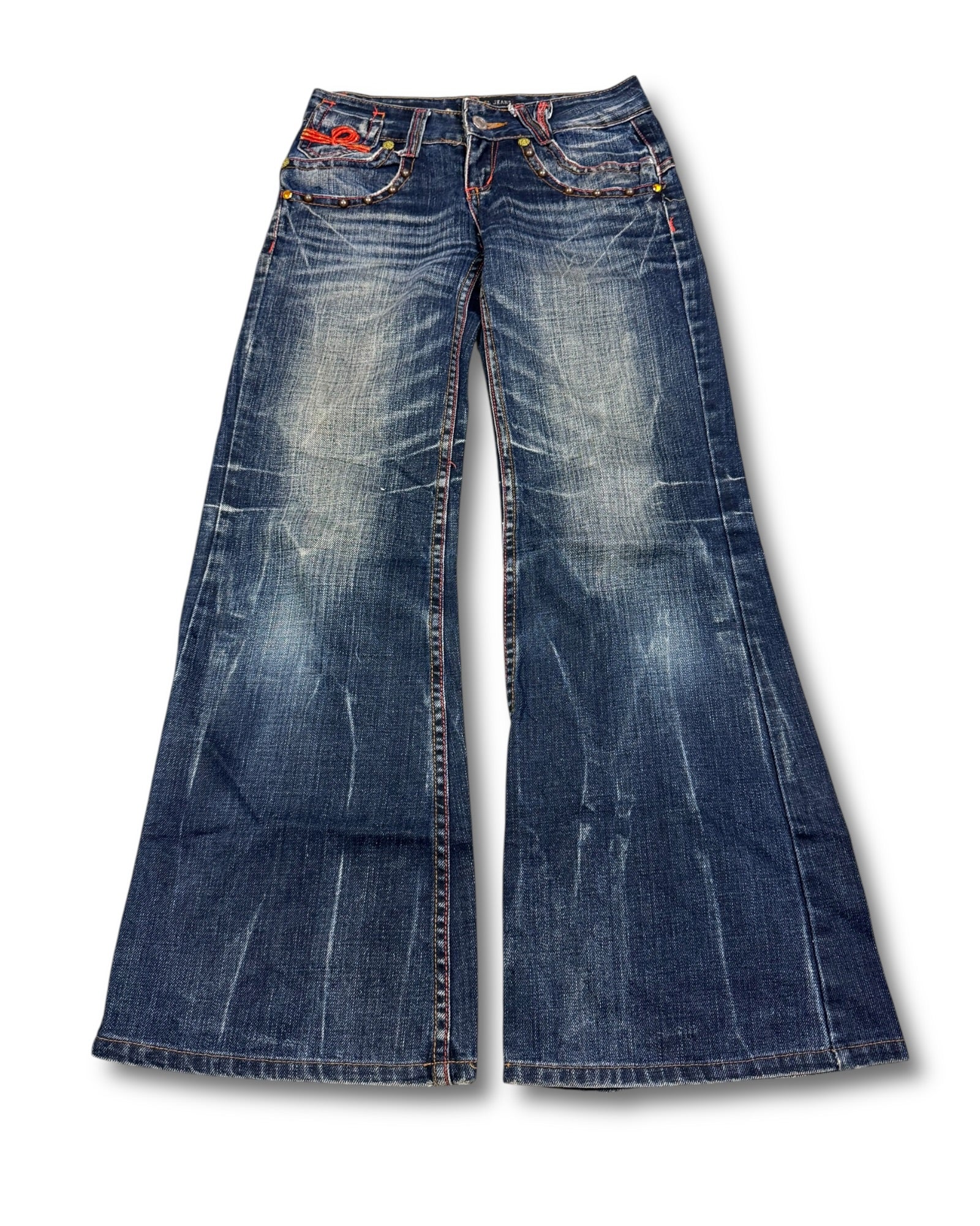 2000's Swell Japanese Jeans Low Waist/Flared Jeans Women's *very rare 28x28 (S)