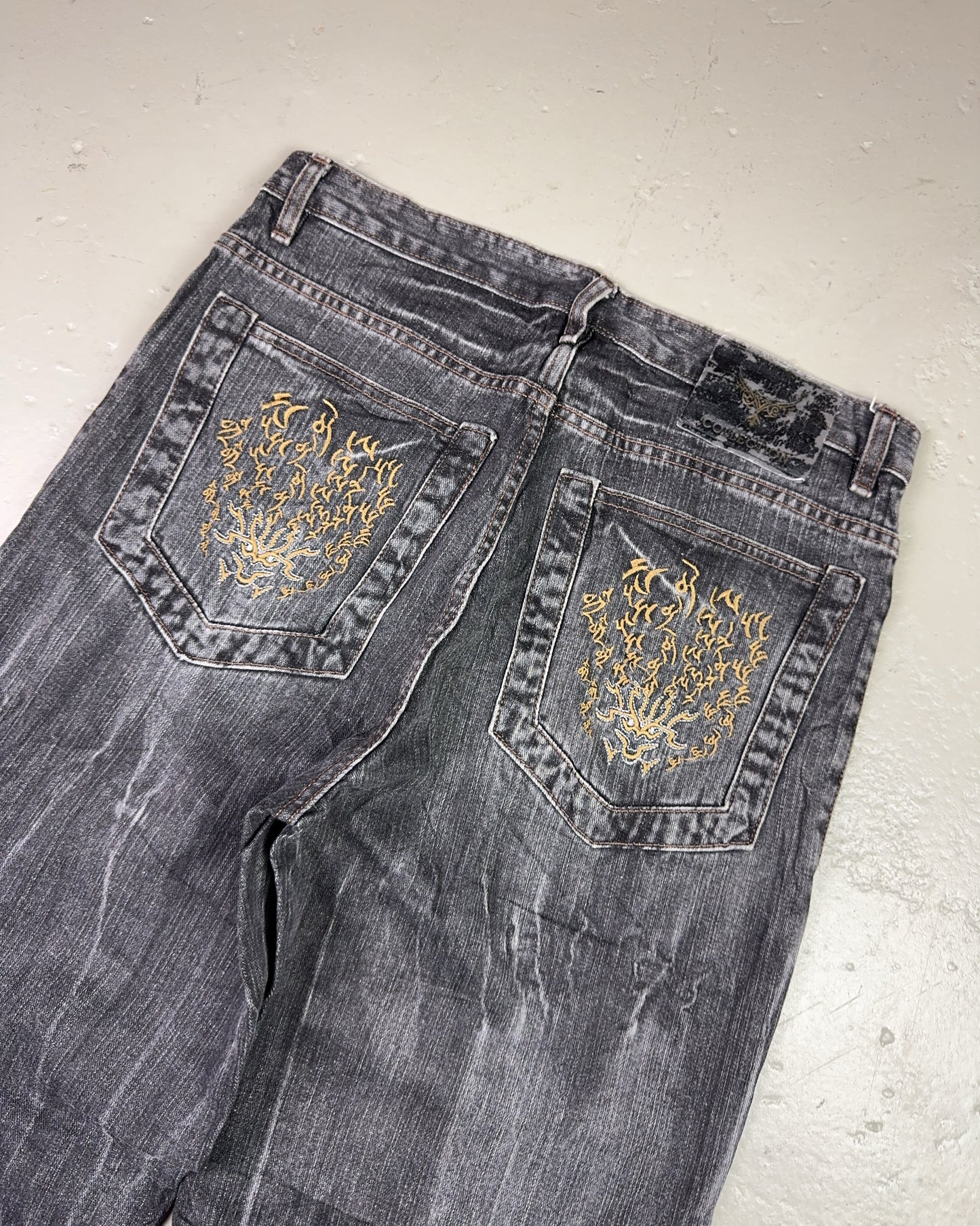 2000's Candid Keven Japanese Baggy Jeans *rare 32x30 (M)
