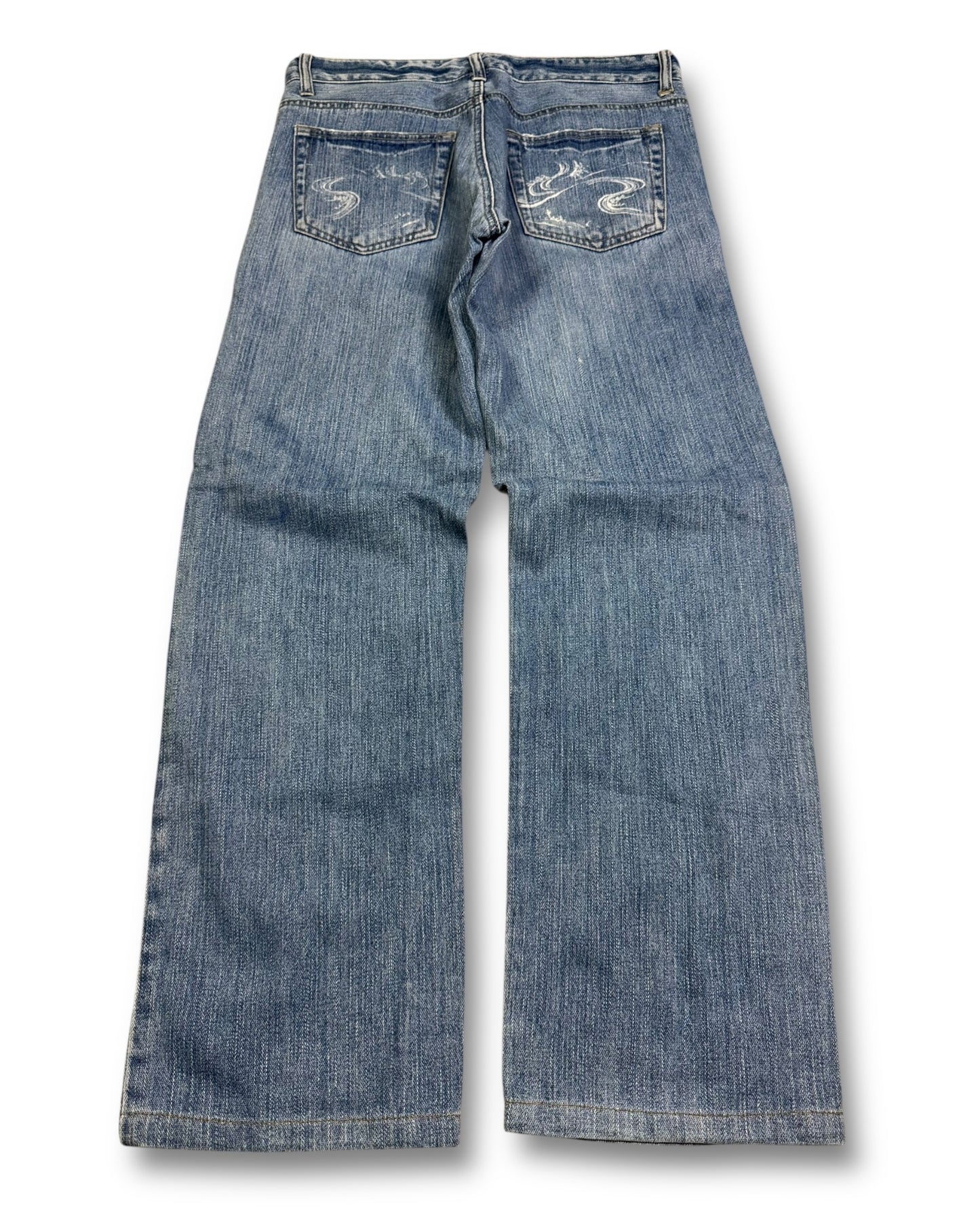 2000's Straight Japanese Jeans *rare 30x30 (M)
