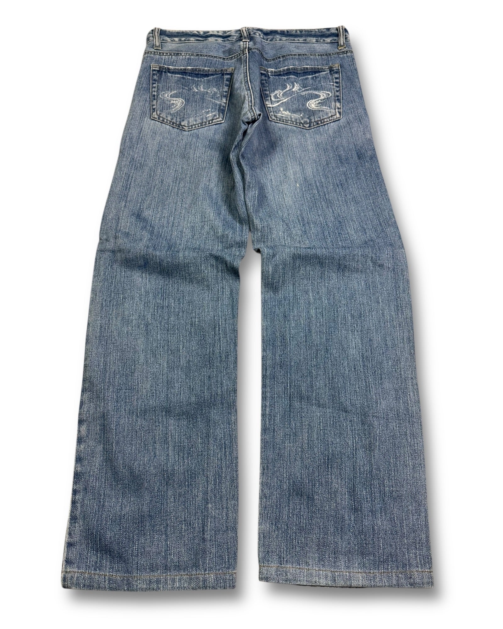 2000's Straight Japanese Jeans *rare 30x30 (M)