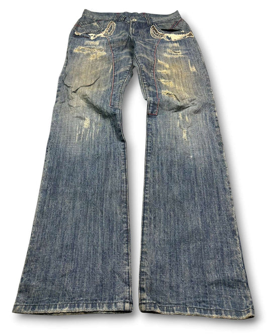 2000's Bootcut Japanese Jeans *very rare 32x34 (M)