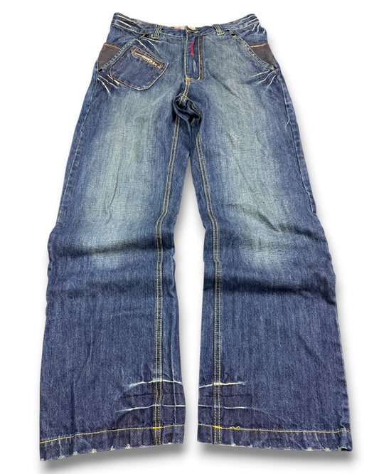 2000's Ndf Baggy Hip Hop Jeans * 32x34 (M)