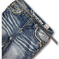 2000's Western Blue Straight Jeans *rare 32x30 (M)
