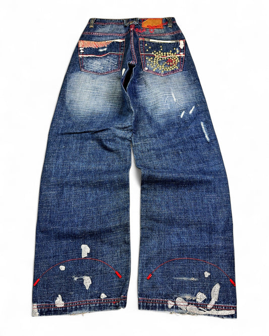 2000's Lepaco Hip Hop Baggy Jeans *very rare 28x32 (S)