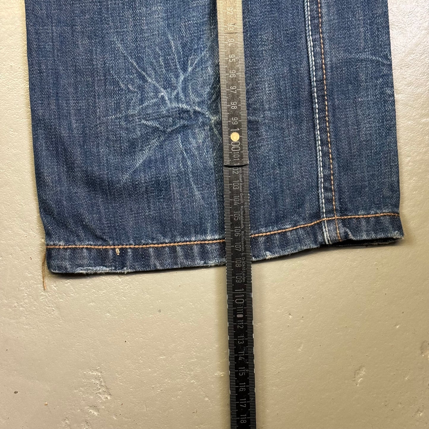 2000‘s Ddp True Blue Baggy Jeans 33x33
