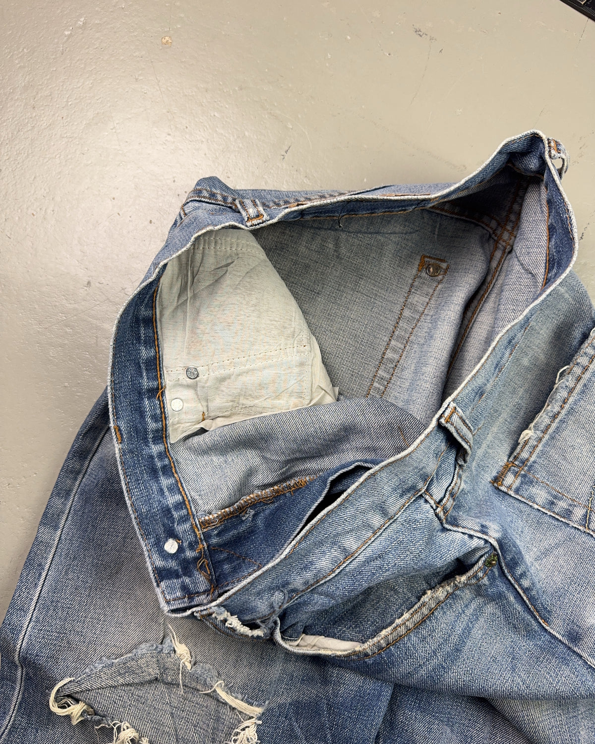 1970's Levi's Big E 501 Straight/Baggy Jeans *extremely rare 34x34 (L)