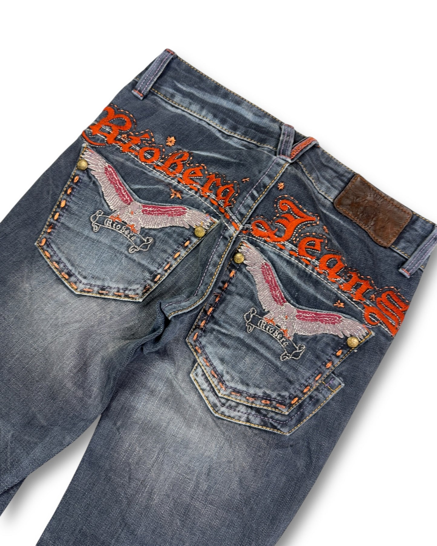 2000's Riobera Low Waist/Bootcut Japanese Archive Jeans Women's *very rare 28x28 (S)