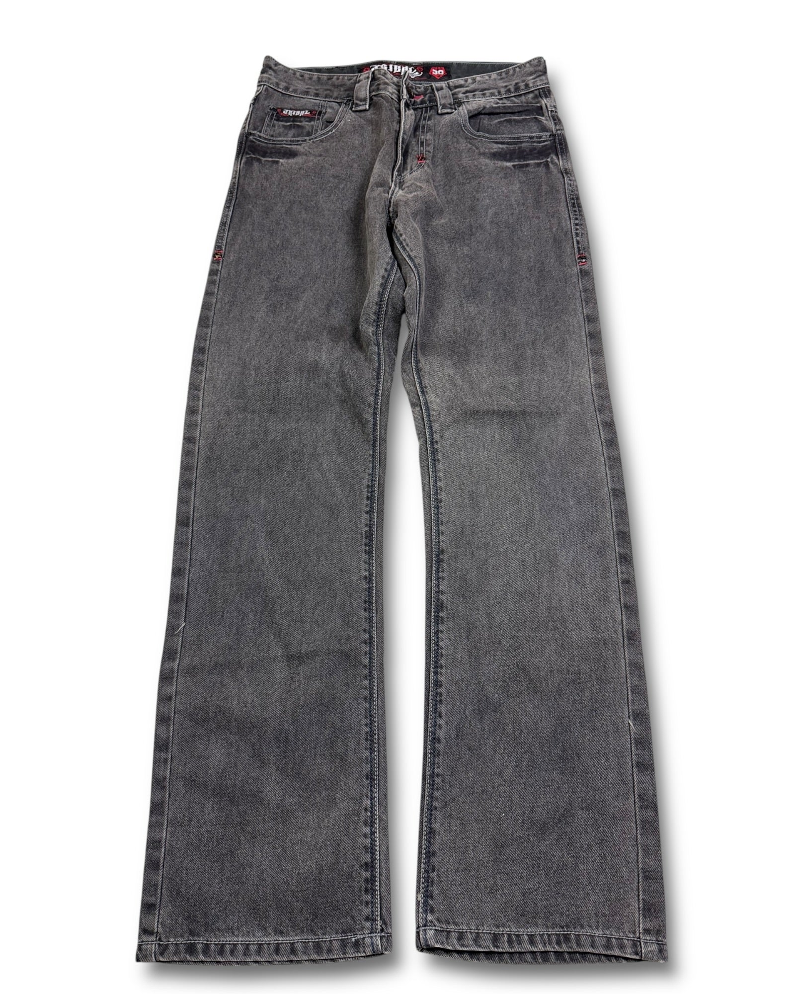 2000's Tribal Gear Hip Hop Baggy/Straight Jeans *very rare 30x30 (M)