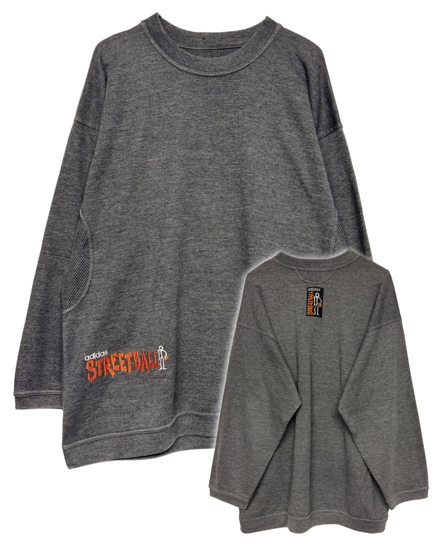 90‘s Adidas Streetball Vintage Sweater *sehr selten (L) - Lennys Vintage