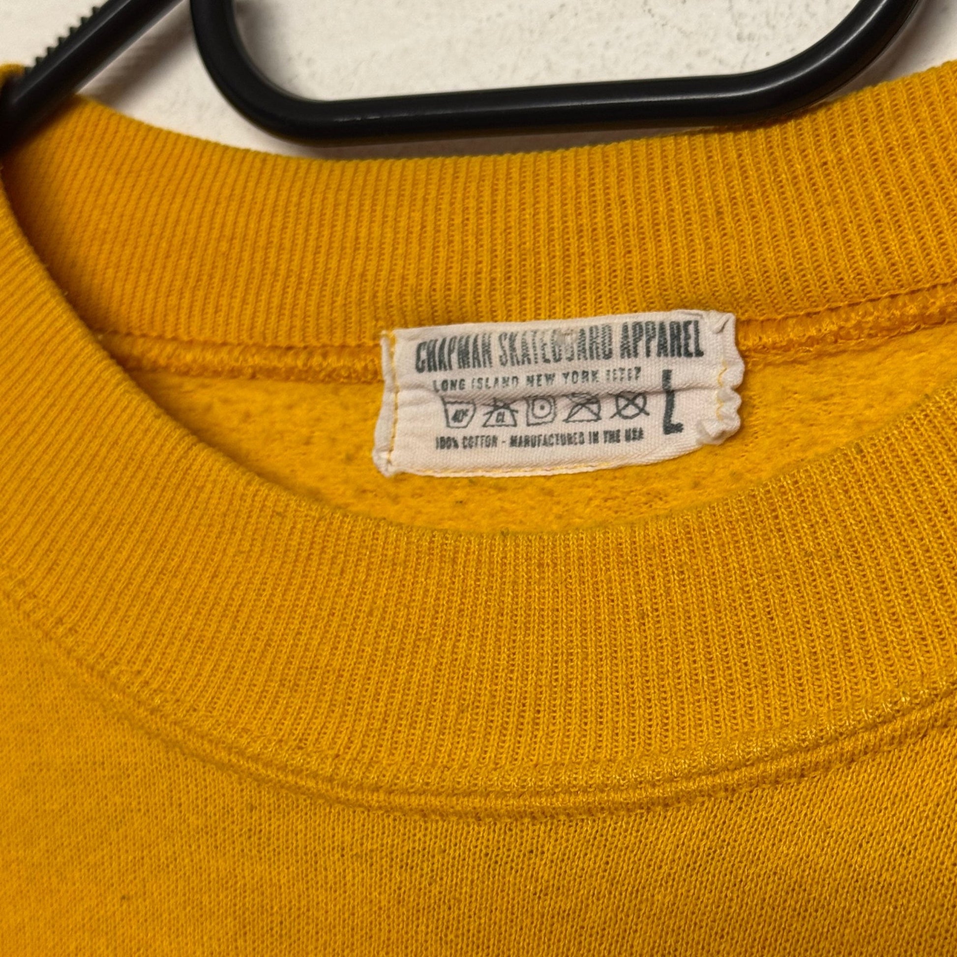 90‘s Chapman Skateboard Apparel Vintage Sweater made in U.S.A. *sehr selten (L) - Lennys Vintage