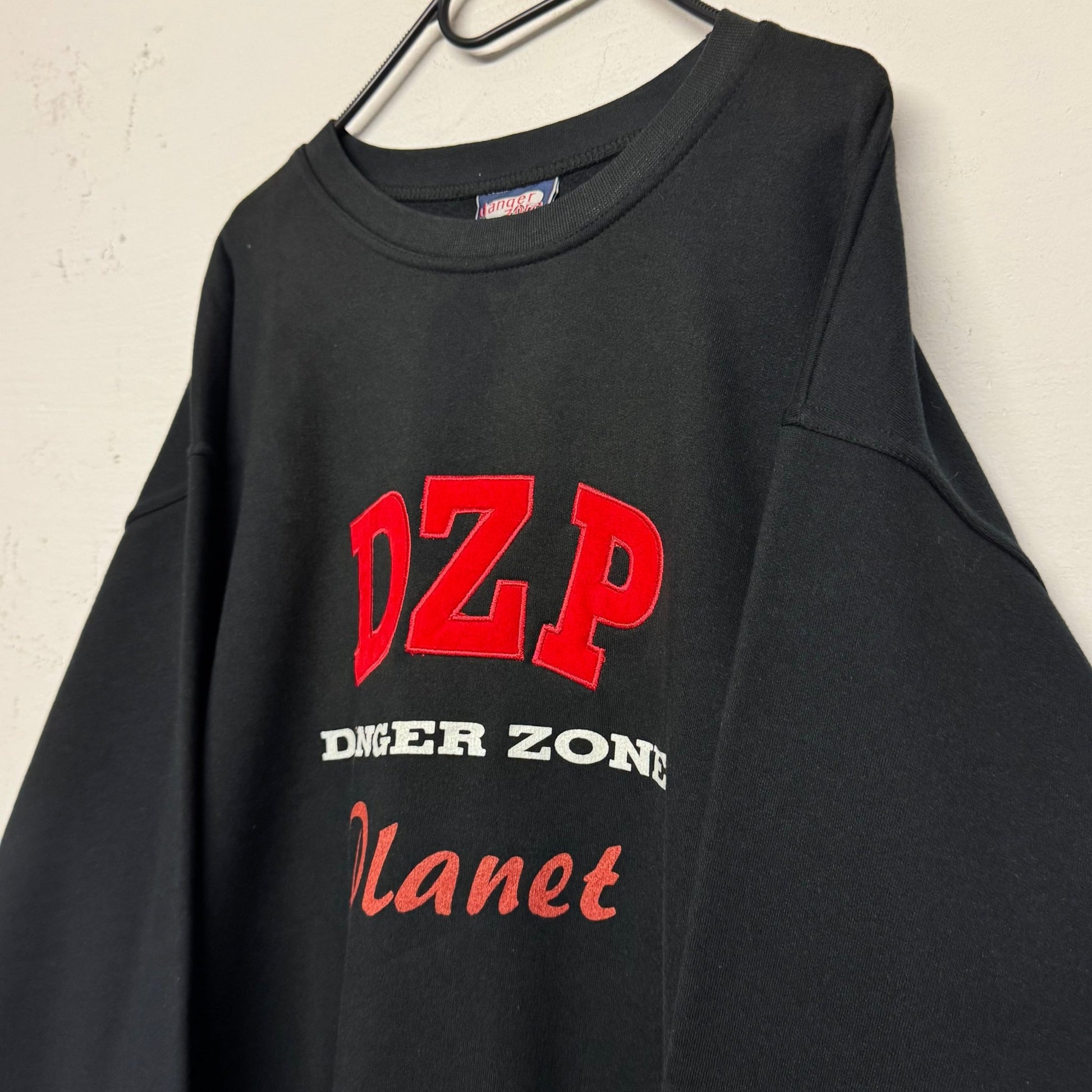 90‘s Danger Zone Planet Deadstock Hip Hop Sweater *sehr selten (XL) - Lennys Vintage