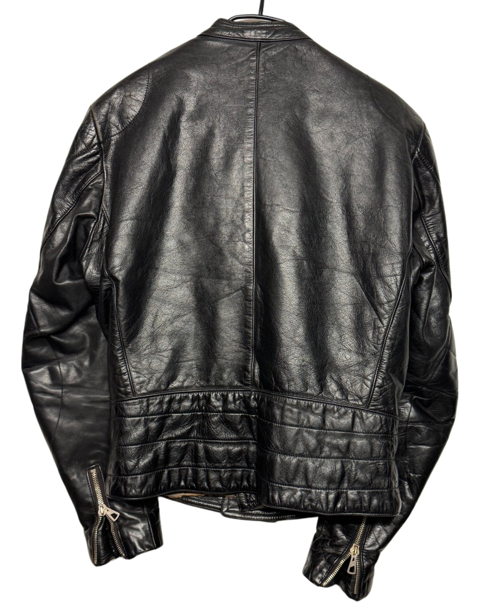 90's HARRO Biker Leather Jacket made in Germany *very rare (S