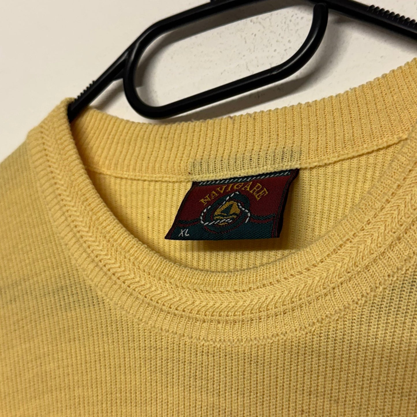 90‘s Navigate Knit Sweater *selten (XL) - Lennys Vintage