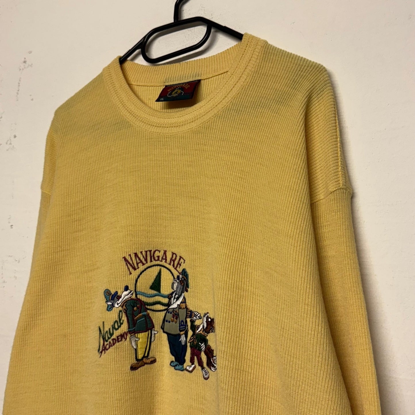 90‘s Navigate Knit Sweater *selten (XL) - Lennys Vintage