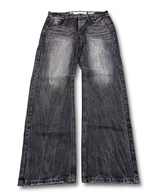 2000's Multi Discipline Design Baggy Jeans *very rare 34x34 (L)