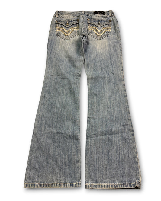 2000's Harley-Davidson Low Waist/Bootcut Jeans Women's *very rare 30x30 (M)