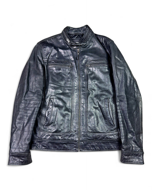 2000's Celio Leather Jacket *rare (L)