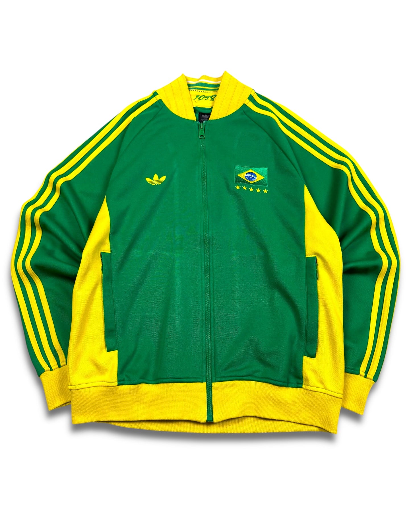 2009 Adidas Brasil Track Jacket *very rare (M)