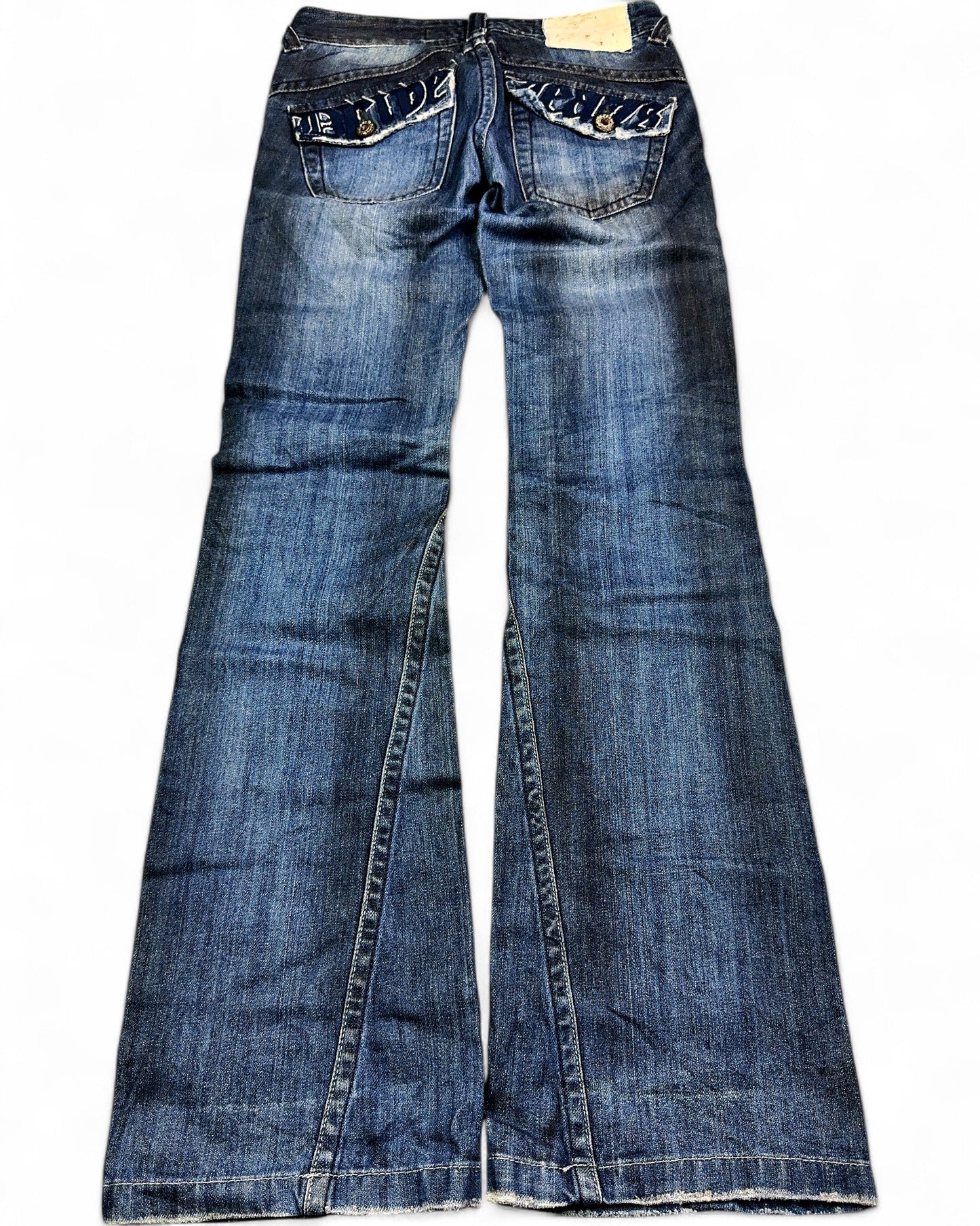 2000's Drive Korean Archive Low Waist/Bootcut Jeans Women's *very rare 28x32 (S)