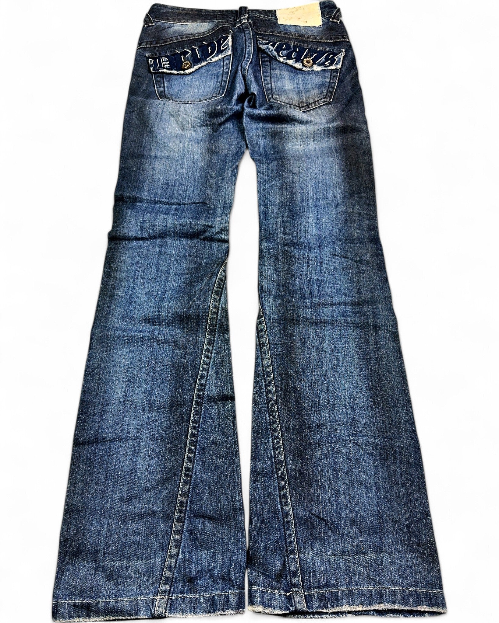 2000's Drive Korean Archive Low Waist/Bootcut Jeans Women's *very rare 28x32 (S)