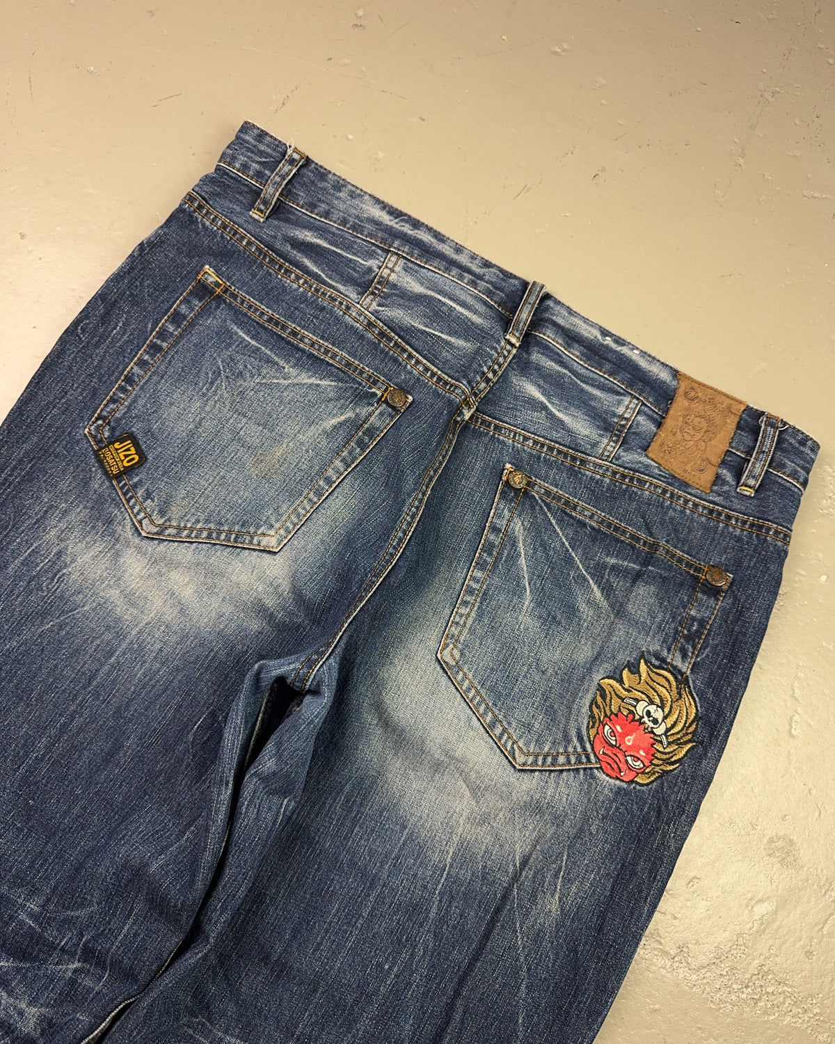 2000's Jizo Japanese Archive Baggy Jeans * 40x34 (3XL)
