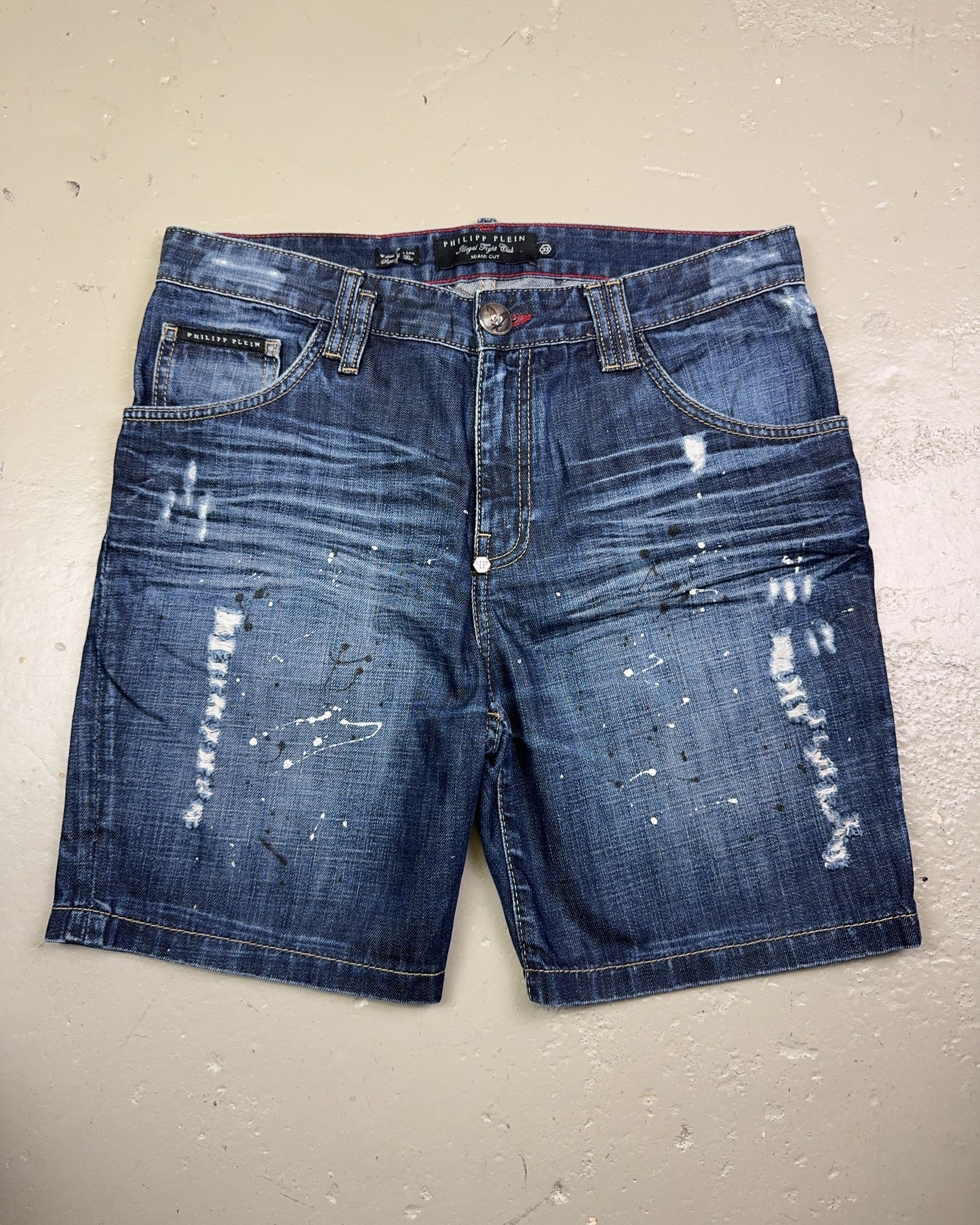 2000's Philipp Plein Jeans Shorts *rare W33 (L)