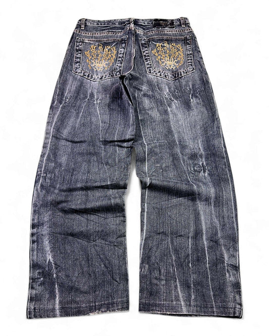 2000's Candid Keven Japanese Baggy Jeans *rare 32x30 (M)