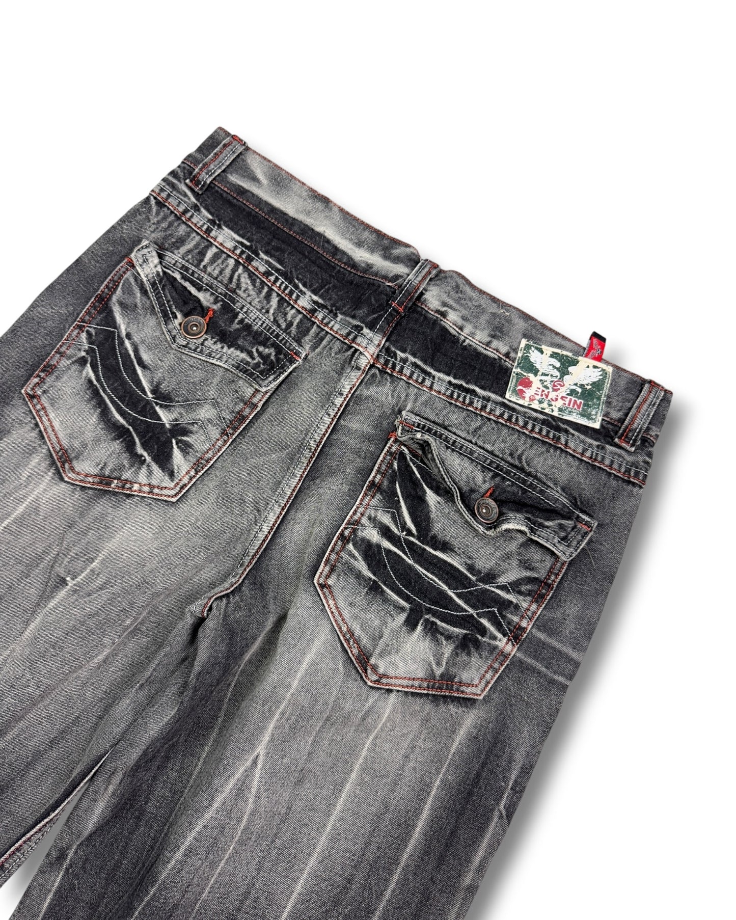 2000's Engein Japanese Baggy Jeans *very rare 34x34 (L)