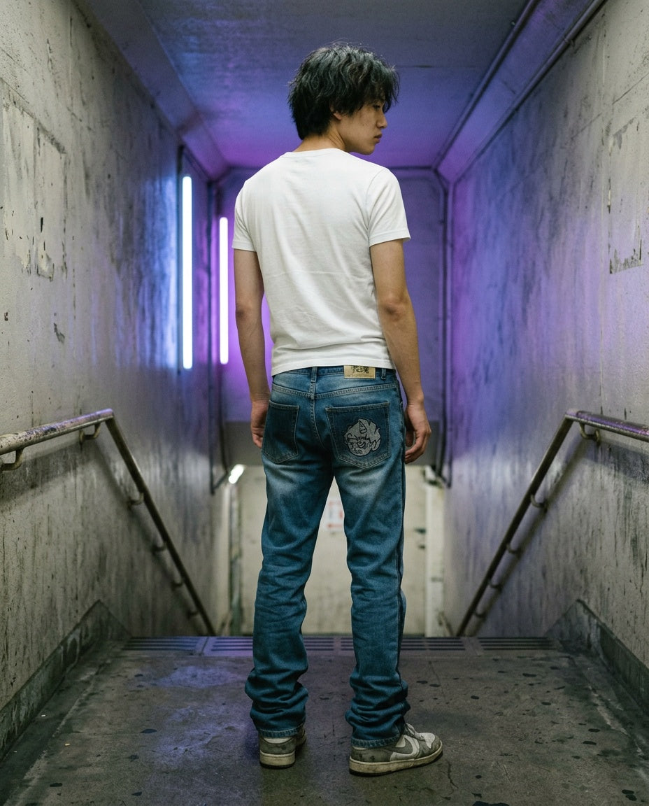 2000's Japanese Slim/Straight Jeans 28x32 (S)