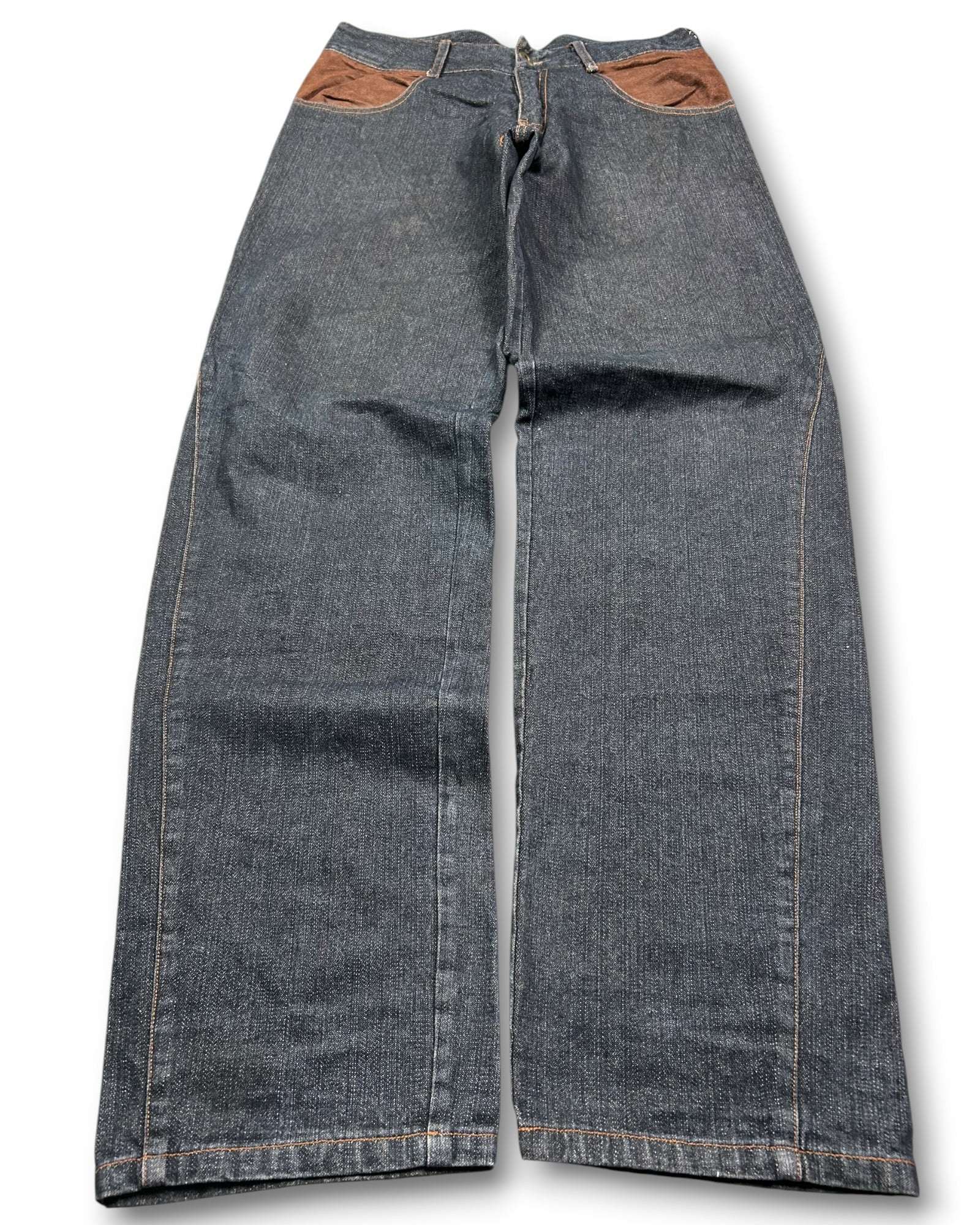 2000's Oniarai Baggy Japanese Jeans *rare 30x32 (M)
