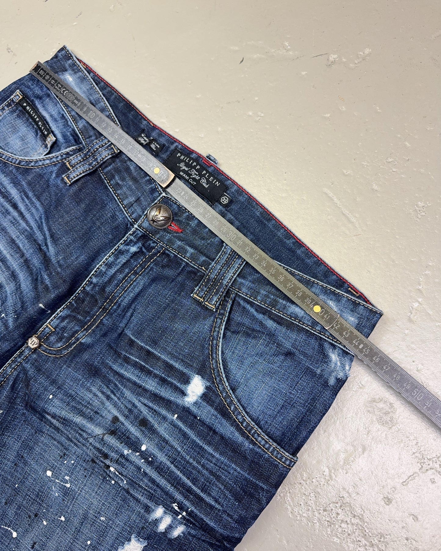2000's Philipp Plein Jeans Shorts *rare W33 (L)