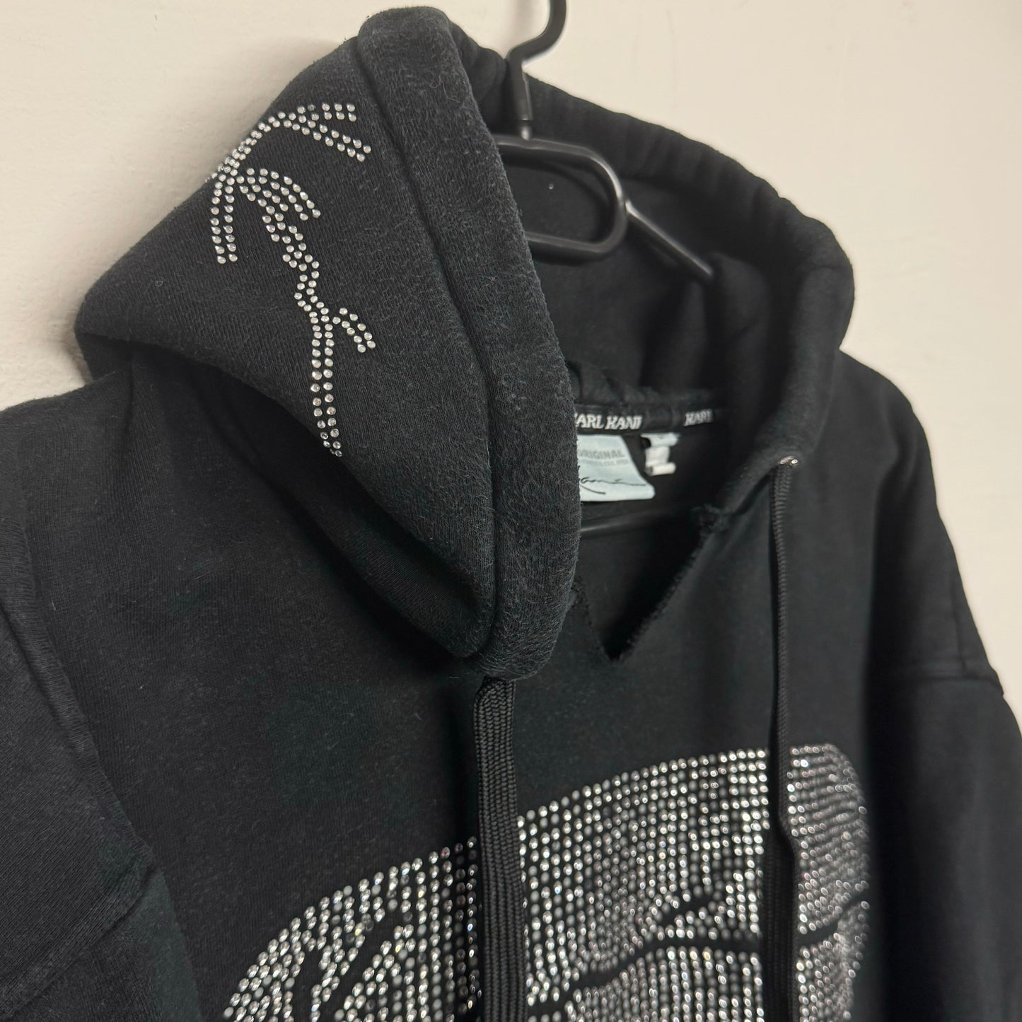 00‘s Karl Kani Hip Hop Rhinestone Hoodie *sehr selten (S)