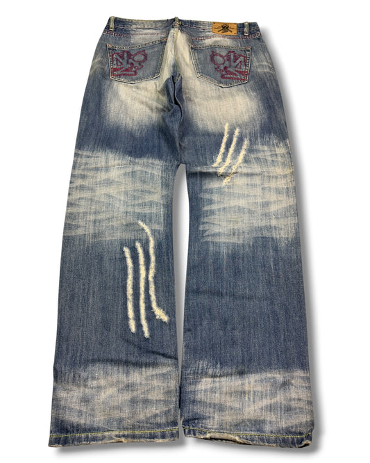 2000's Woodstock Baggy Jeans *very rare 36x32 (XL)