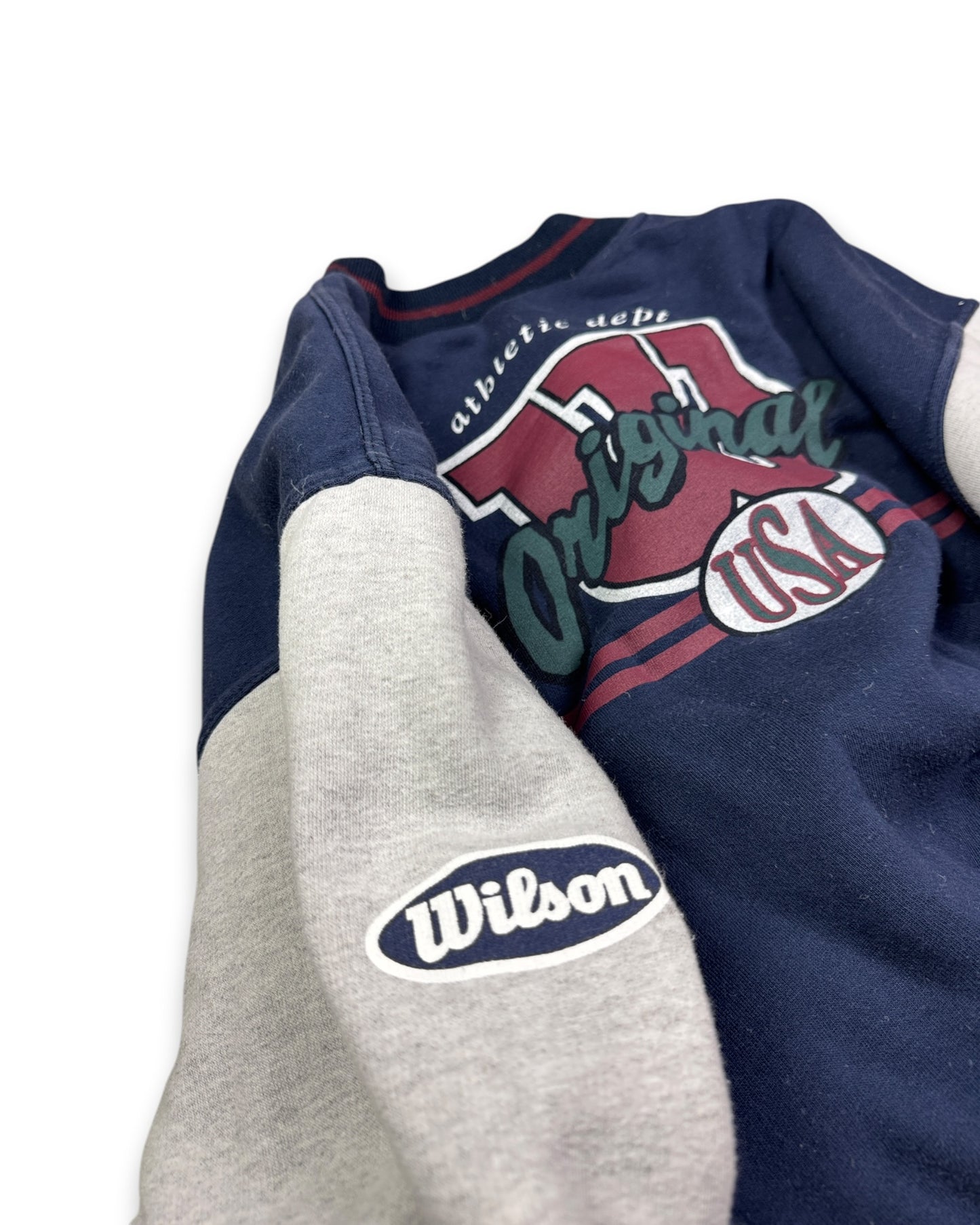 1990's Wilson 2in1 Reversible College Jacket *extremely rare (L)