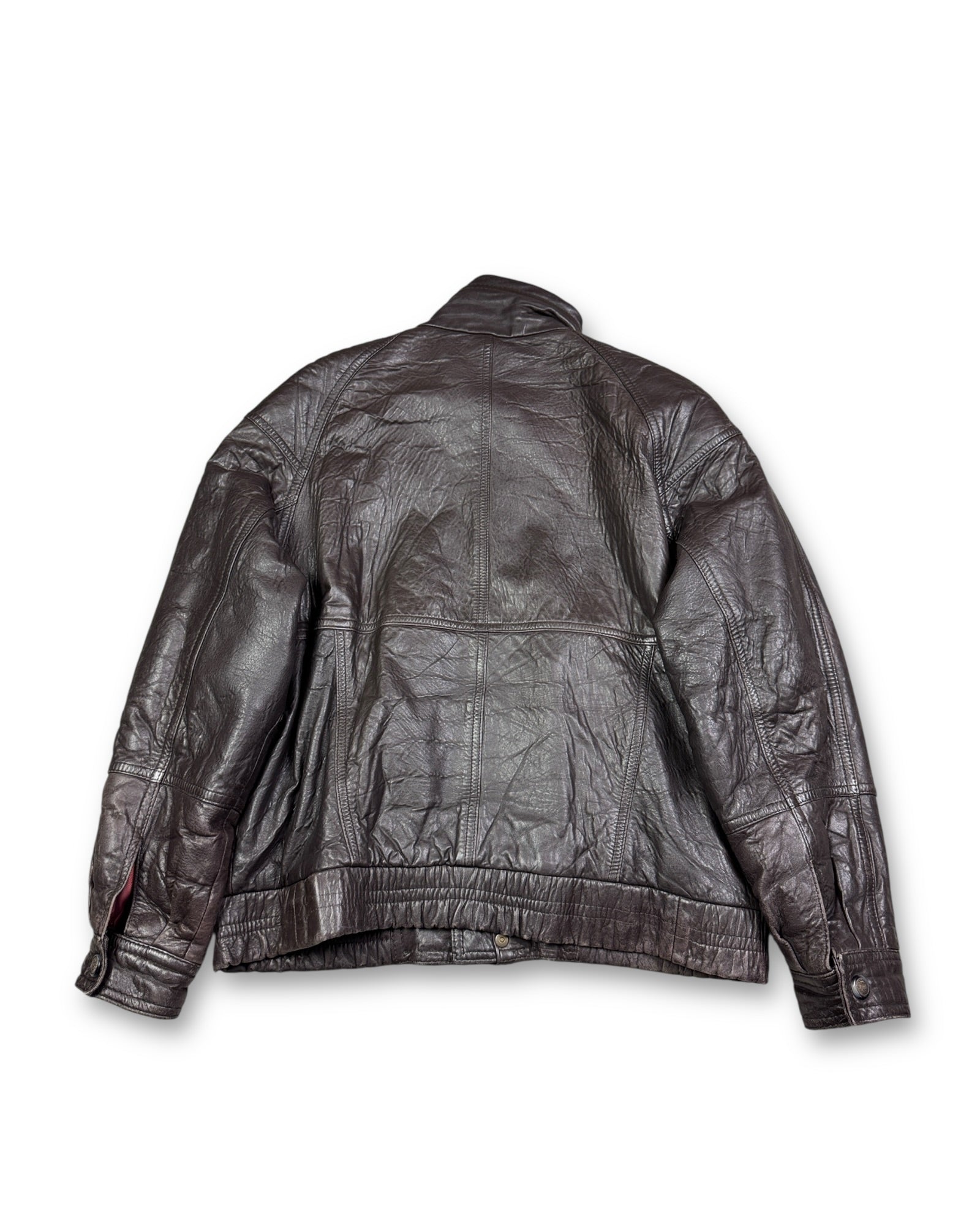 1990's Nappa Leather Jacket *rare (L)