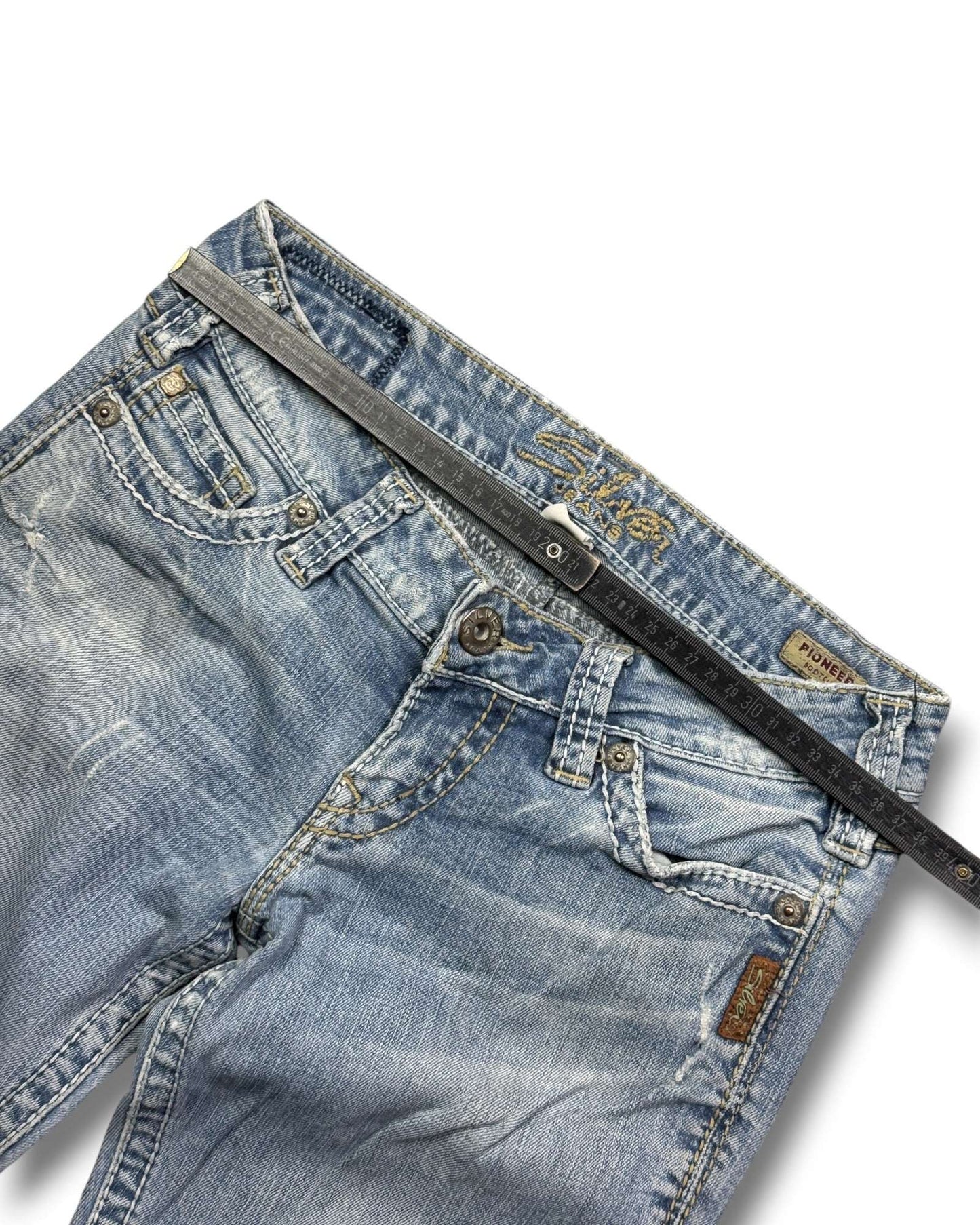 2000's Silver Low Waist/Bootcut Jeans Women's * W29 (M)