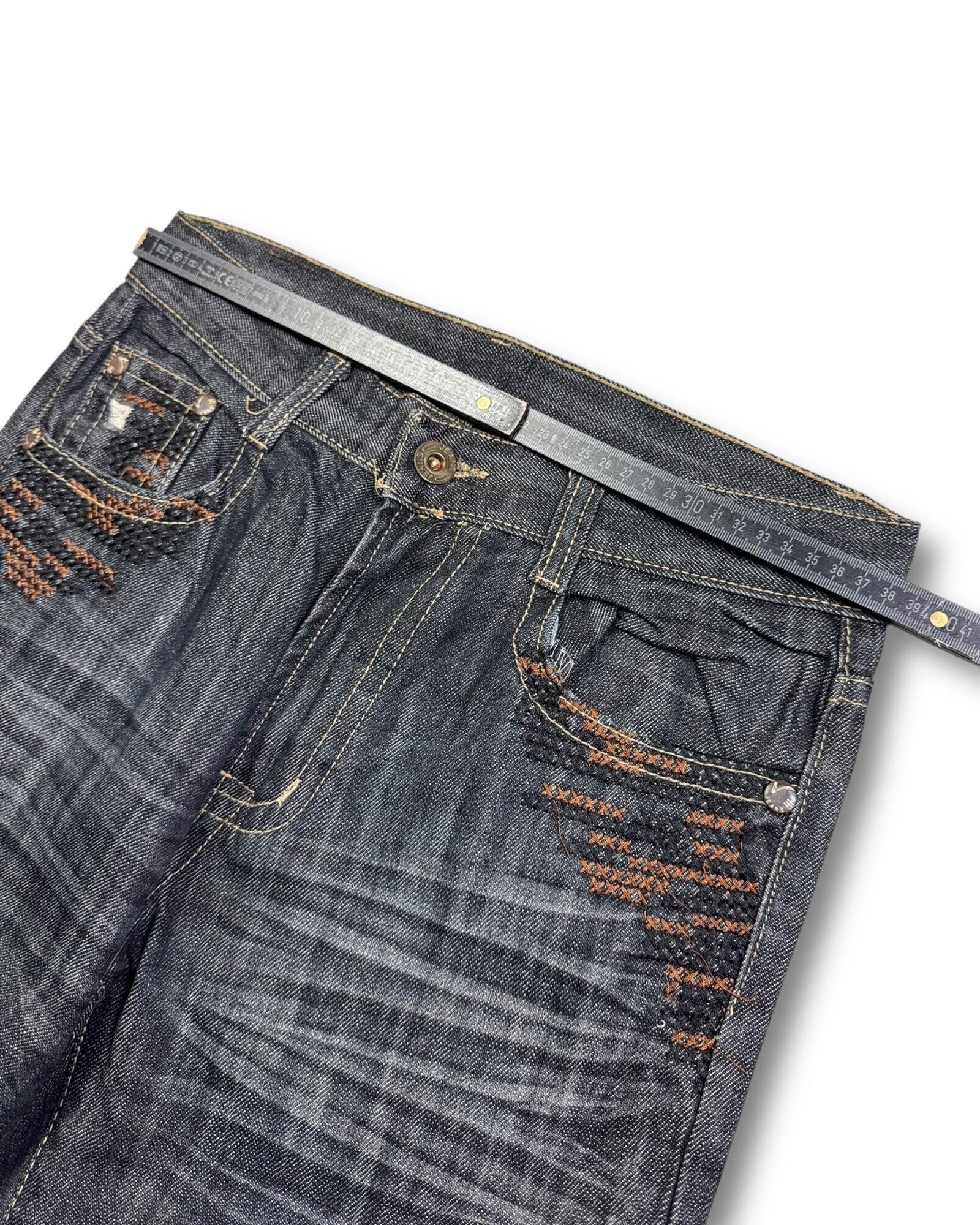 2000's Japanese Style Straight Jeans *rare 29x32 (S)