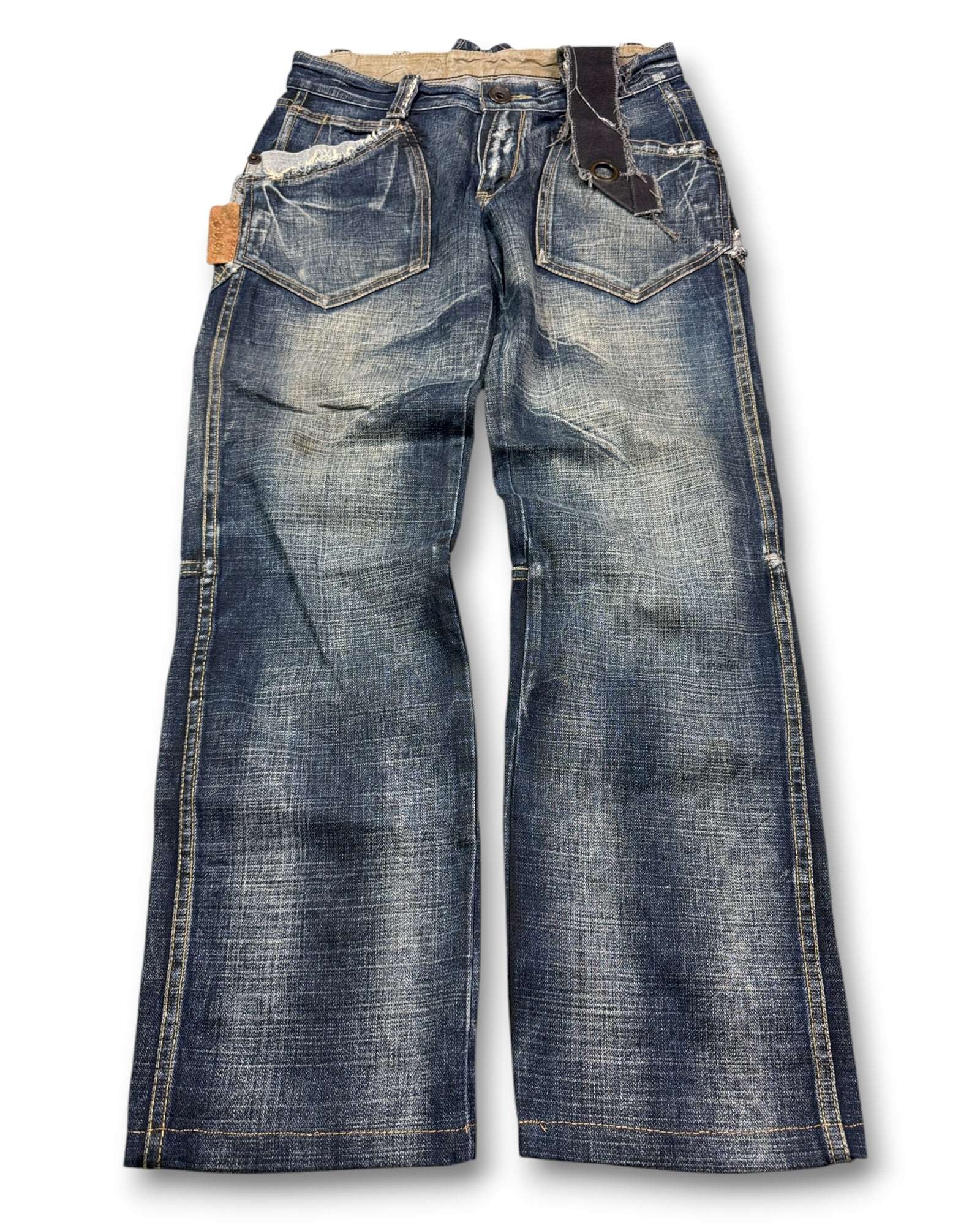 2000's Tough Jeansmith Straight/Baggy Japanese Jeans * 30x30 (M)